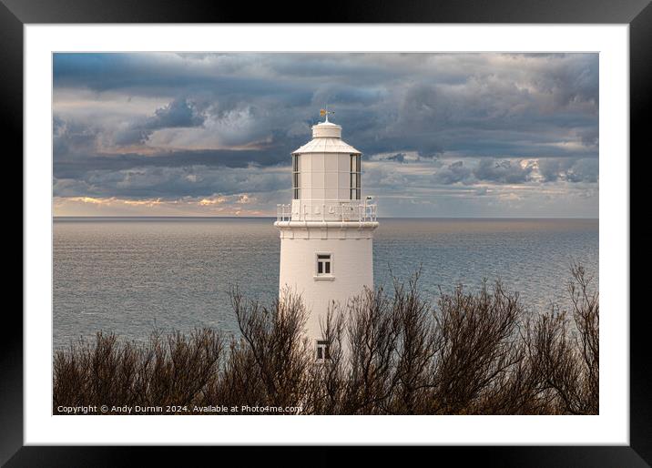 Trevose Head Lighthouse Framed Mounted Print by Andy Durnin
