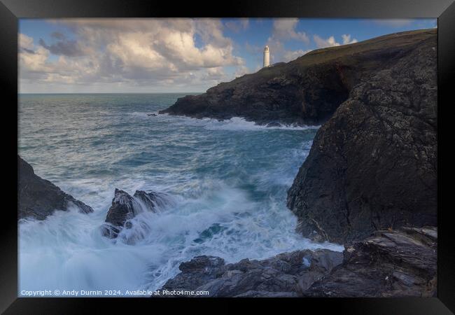 Trevose Head Lighthouse Framed Print by Andy Durnin