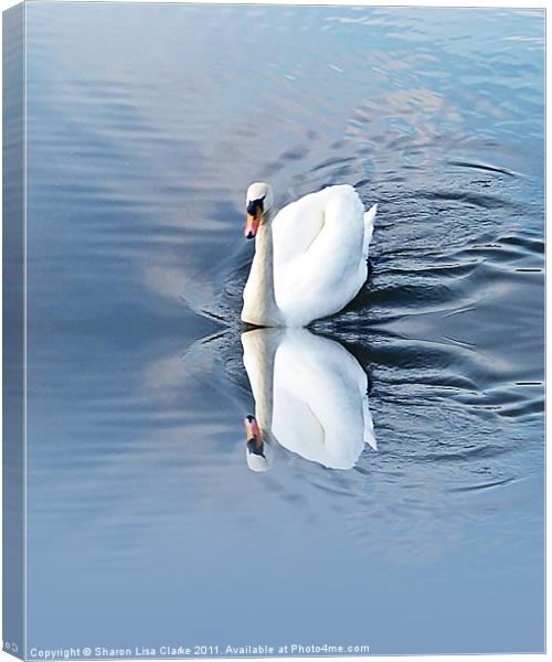 Reflected grace Canvas Print by Sharon Lisa Clarke