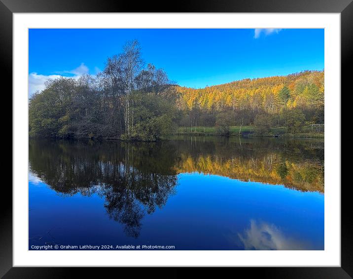 Deri Park South Wales Framed Mounted Print by Graham Lathbury