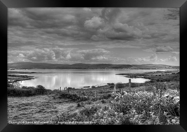 Donegal reflections Framed Print by David McFarland