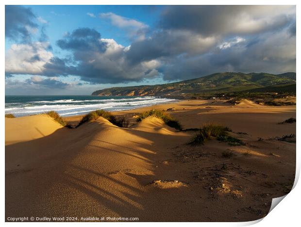 Guincho stormy 1 Print by Dudley Wood