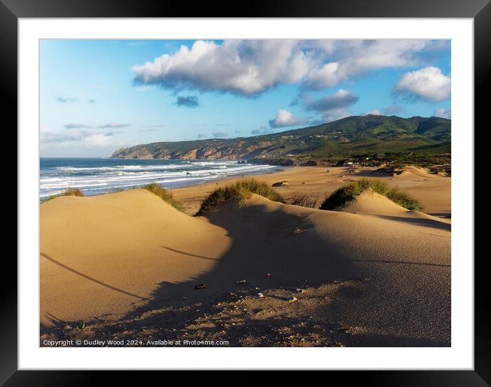 Guincho clouds Framed Mounted Print by Dudley Wood