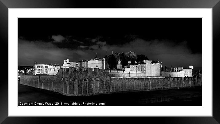 The Tower Framed Mounted Print by Andy Wager