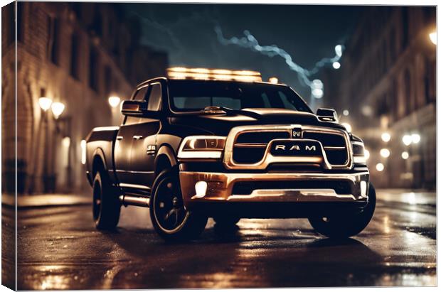 Dodge Ram Canvas Print by Picture Wizard