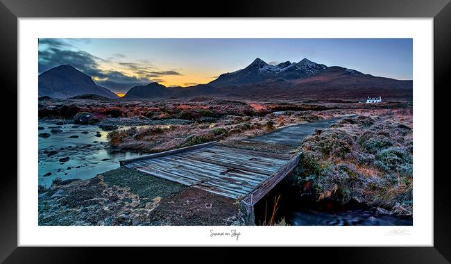 Sunrise on Skye panoramic  Framed Print by JC studios LRPS ARPS