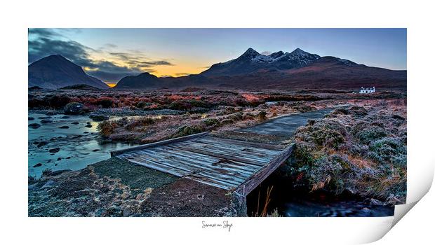 Sunrise on Skye panoramic  Print by JC studios LRPS ARPS