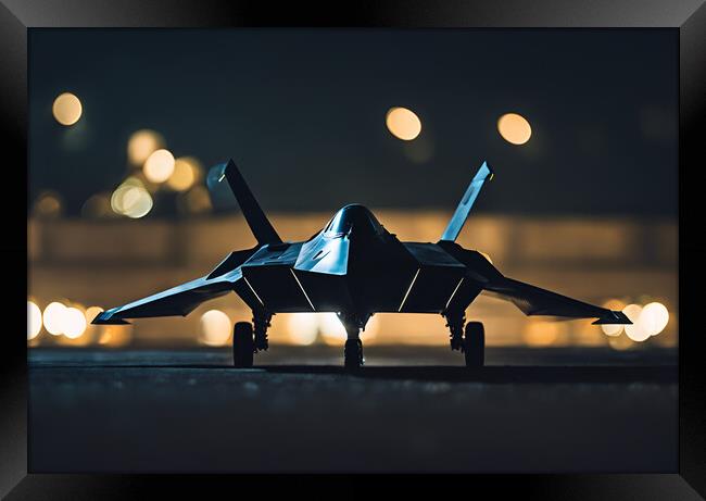 Stealth Jet Framed Print by Picture Wizard
