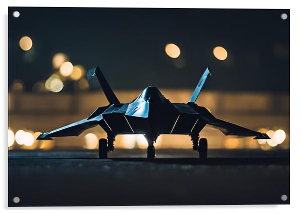 Stealth Jet Acrylic by Picture Wizard