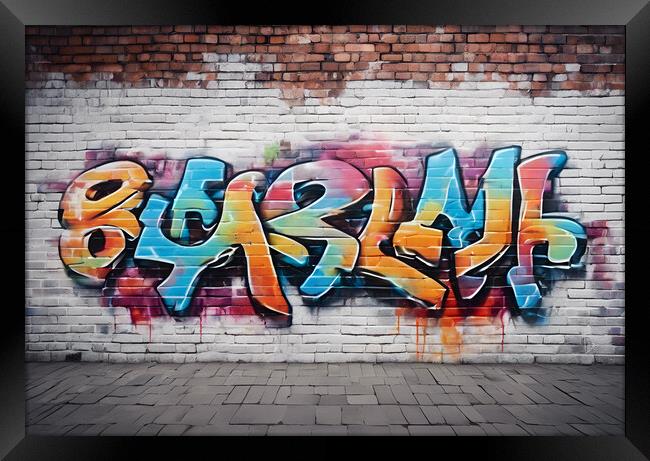 Graffiti Framed Print by Picture Wizard