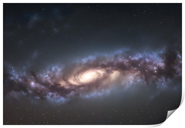 The Galaxy Print by Picture Wizard