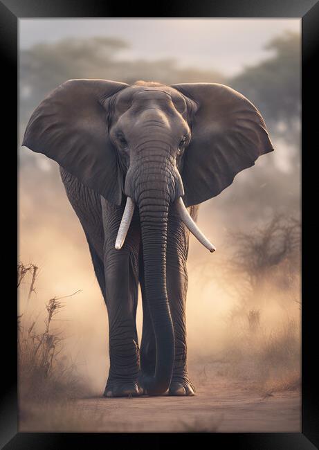 African Elephant Framed Print by Picture Wizard