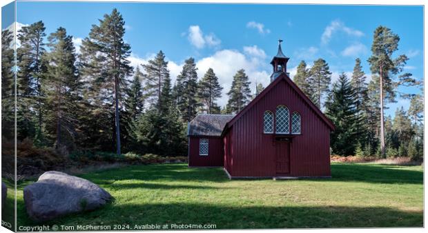 The Red Chapel Canvas Print by Tom McPherson