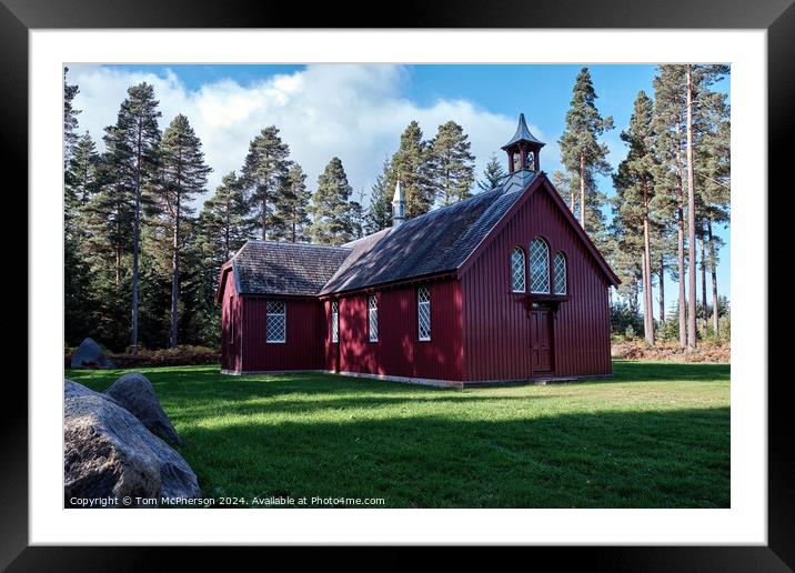 Red Chapel Altyre Framed Mounted Print by Tom McPherson