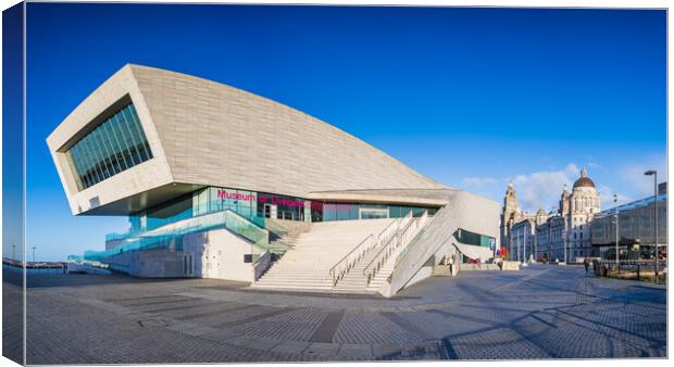 Museum of Liverpool on the Liverpool waterfront Canvas Print by Jason Wells
