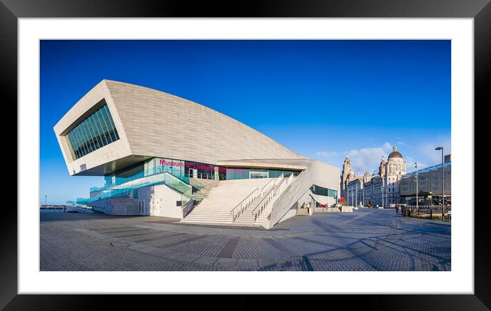 Museum of Liverpool on the Liverpool waterfront Framed Mounted Print by Jason Wells