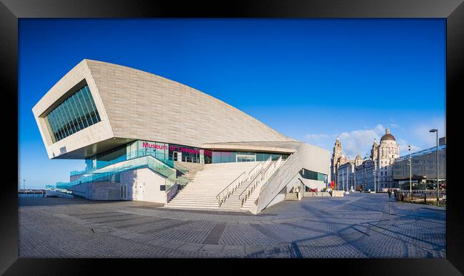 Museum of Liverpool on the Liverpool waterfront Framed Print by Jason Wells