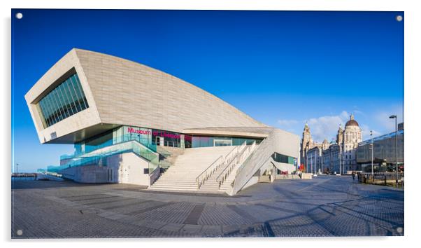 Museum of Liverpool on the Liverpool waterfront Acrylic by Jason Wells