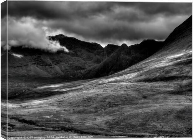 Cuillin Mountains, Isle of Skye, Scotland Canvas Print by OBT imaging