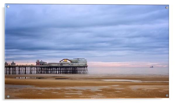 North Pier,Blackpool  Acrylic by Victor Burnside