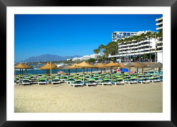 Marbella  Framed Mounted Print by Alison Chambers