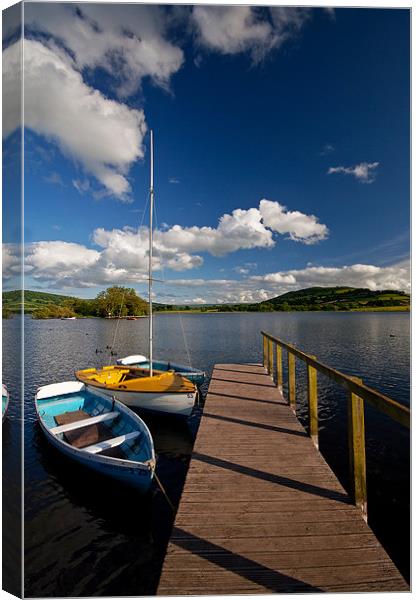Llangorse Lake Canvas Print by Creative Photography Wales