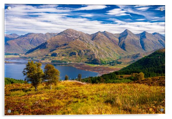 The Five Sisters of Kintail Acrylic by John Frid