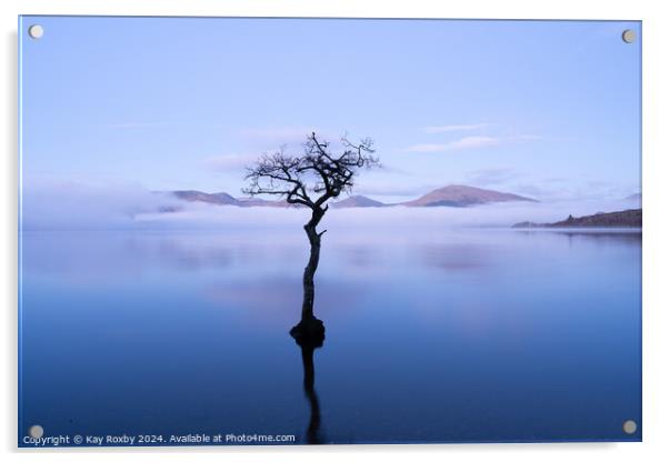 Loch Lomond Acrylic by Kay Roxby