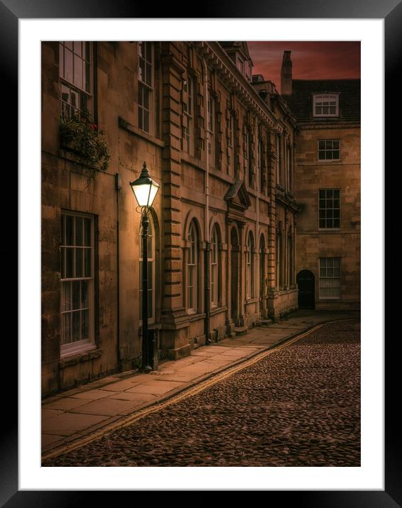 ST MARY'S PLACE SUNSET Framed Mounted Print by Mike Higginson