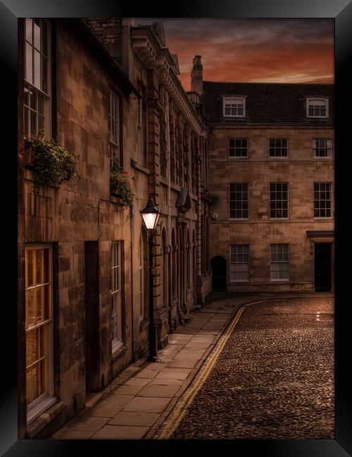 ST MARY'S PLACE SUNSET Framed Print by Mike Higginson