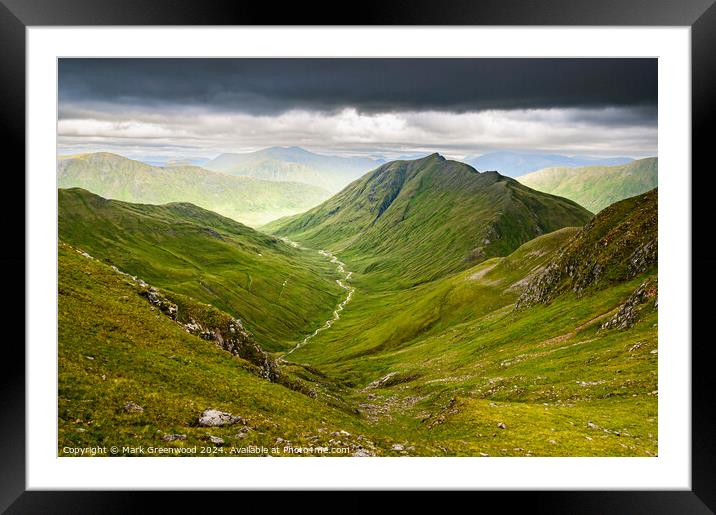 Ciste Dubh Framed Mounted Print by Mark Greenwood