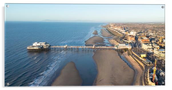 Blackpools North Pier Acrylic by Apollo Aerial Photography