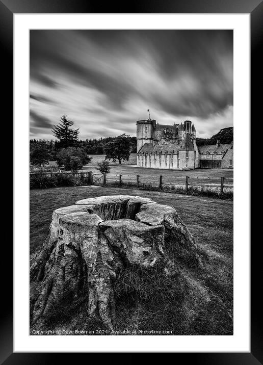 Castle Fraser Framed Mounted Print by Dave Bowman