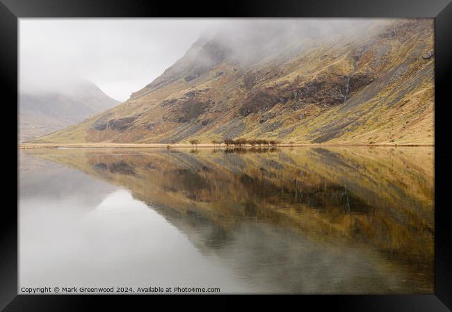 Loch Achtriochtan, Glen Coe, Scotland Framed Print by Mark Greenwood