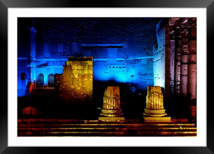 Temple of Mars Ultor Framed Mounted Print by Fabrizio Troiani