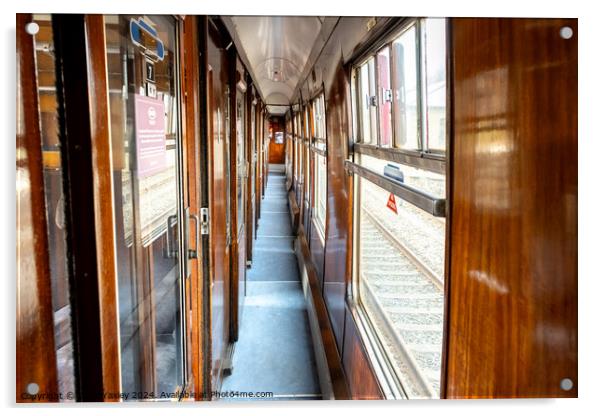 The railways carriage Acrylic by Chris Yaxley