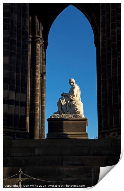 Sir Walter Scott Monument, Edinburgh, Scotland, UK Print by Arch White