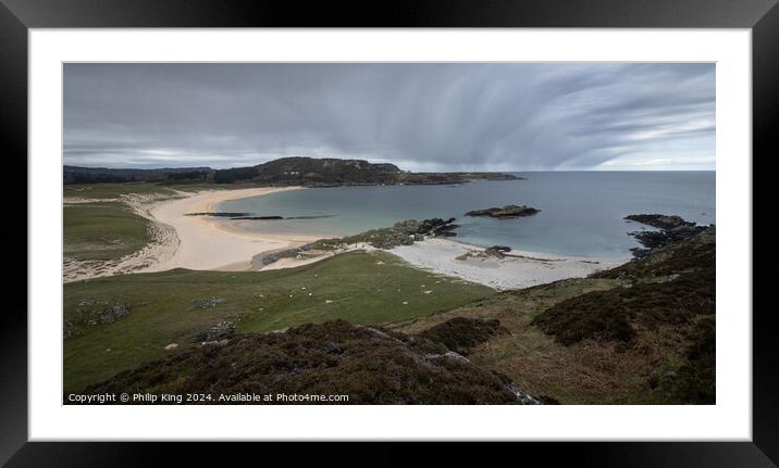 Kiloran Bay, Isle of Colonsay Framed Mounted Print by Philip King
