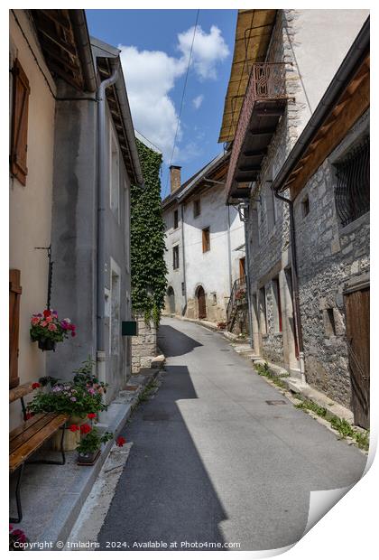 Village of Lods, Doubs, France Print by Imladris 