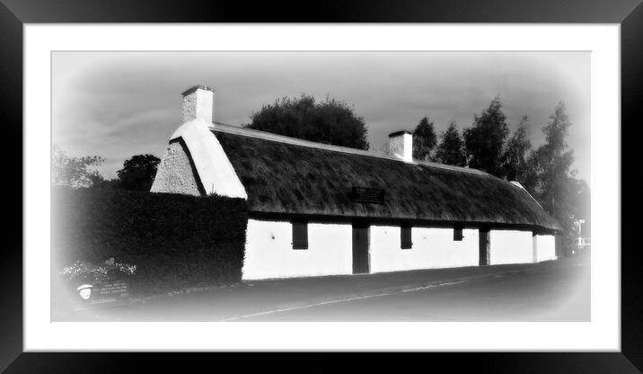 Burns Cottage, Alloway, Ayr Framed Mounted Print by Allan Durward Photography