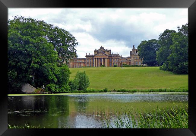 Grounds of Blenheim Palace Woodstock Oxfordshire England UK Framed Print by Andy Evans Photos