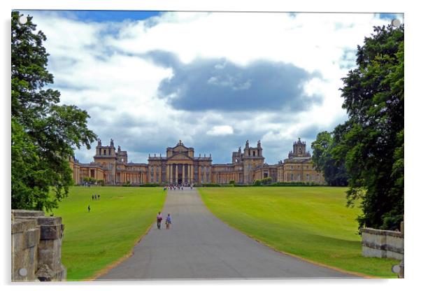 Grounds of Blenheim Palace Woodstock Oxfordshire England UK Acrylic by Andy Evans Photos