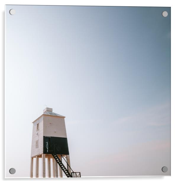Burnham on Sea Lighthouse Acrylic by Mark Jones