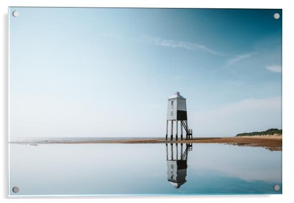 Burnham on Sea Lighthouse Acrylic by Mark Jones