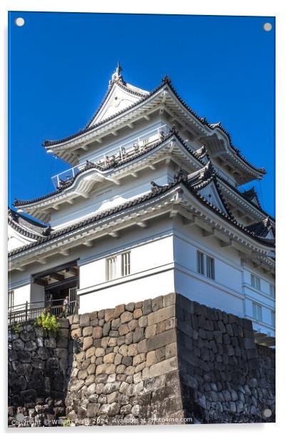 Castle Entrance Odawara Kanagawa Japan Acrylic by William Perry