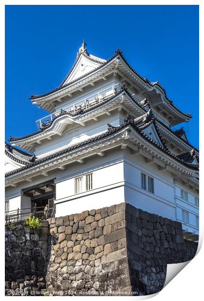 Castle Entrance Odawara Kanagawa Japan Print by William Perry