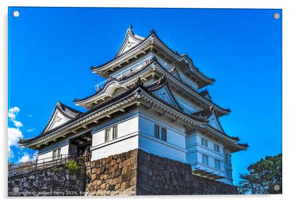 Castle Entrance Odawara Kanagawa Japan Acrylic by William Perry