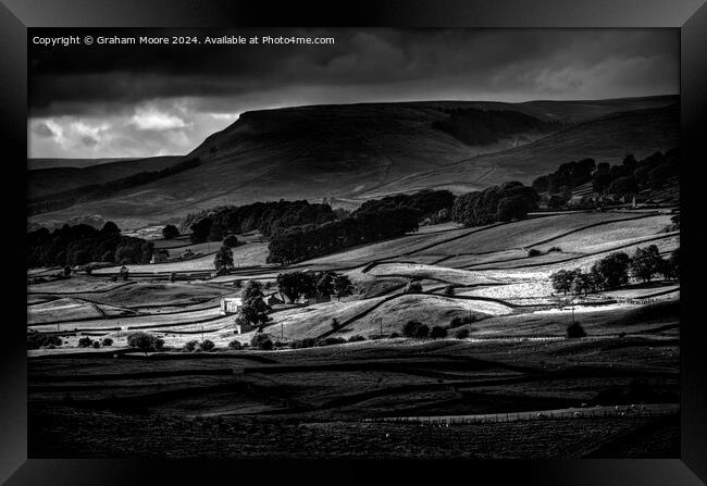 Near Hawes Framed Print by Graham Moore