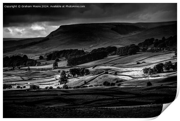 Near Hawes Print by Graham Moore