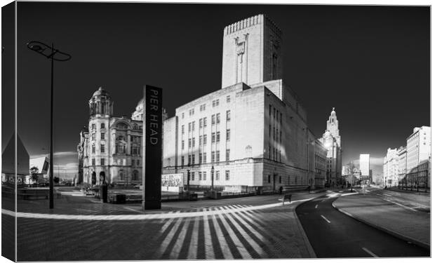 Three Graces in black and white Canvas Print by Jason Wells